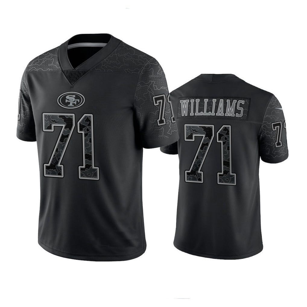 Custom #71 Black SF Football Shirt Top