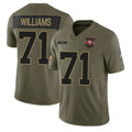 Custom #71 Olive SF Football Shirt Top