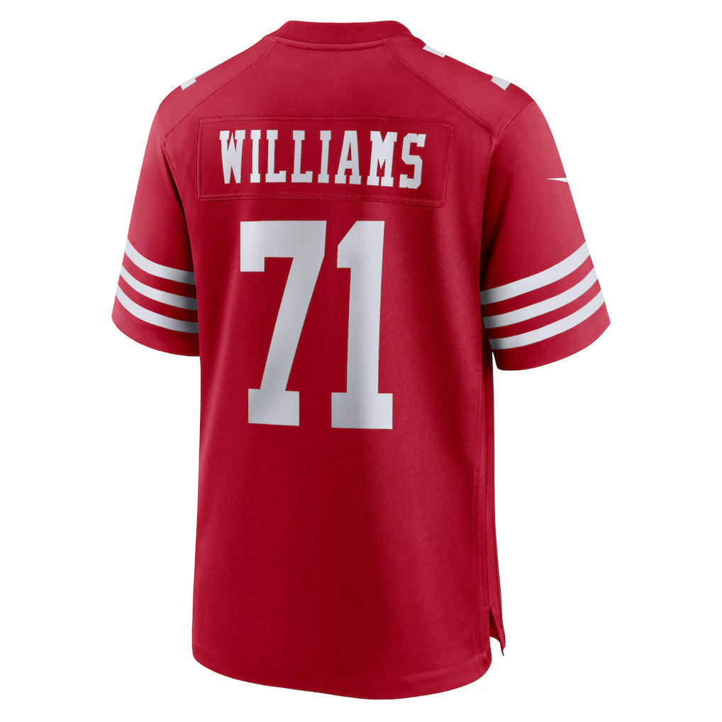 Custom #71 Scarlet SF Football Shirt Top
