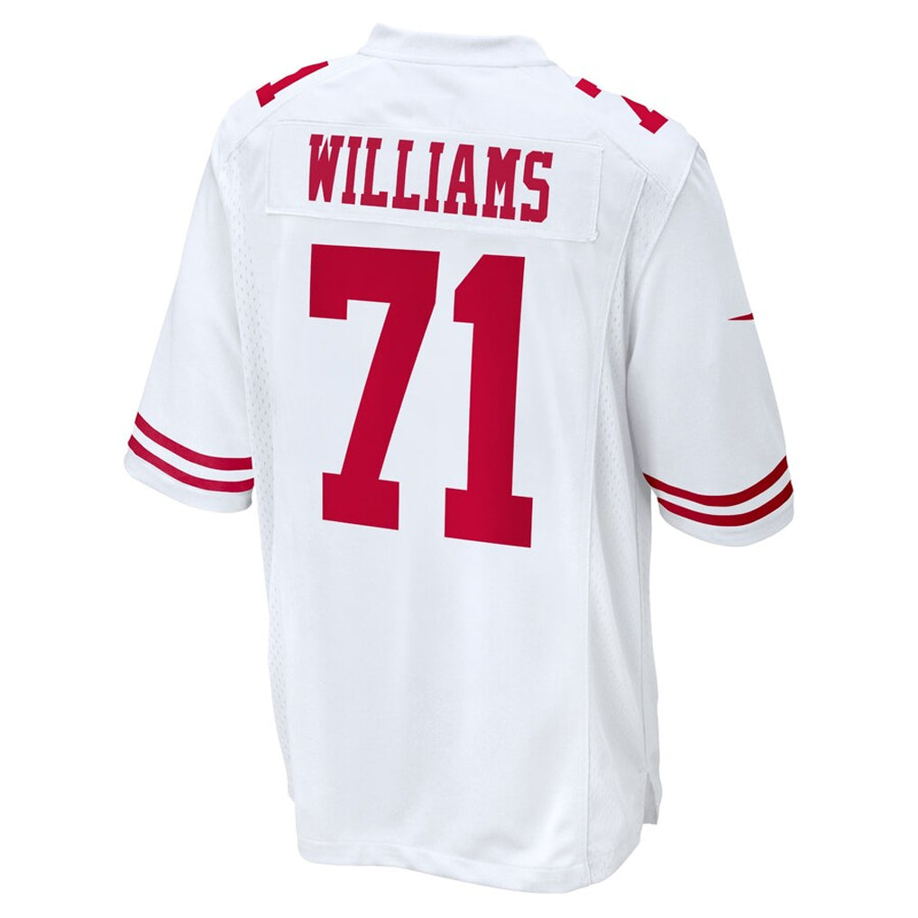 Custom #71 White SF Football Shirt Top