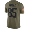 Custom #85 Olive SF Football Shirt Top