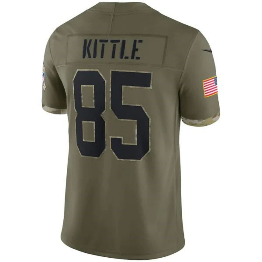 Custom #85 Olive SF Football Shirt Top