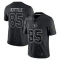 Custom #85 Black SF Football Shirt Top