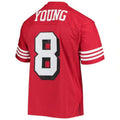 Custom #8 Scarlet 1994 SF Football Shirt Top