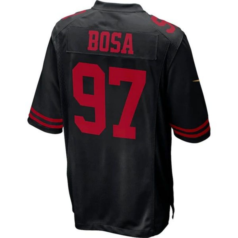 Custom #97 Black SF Football Shirt Top