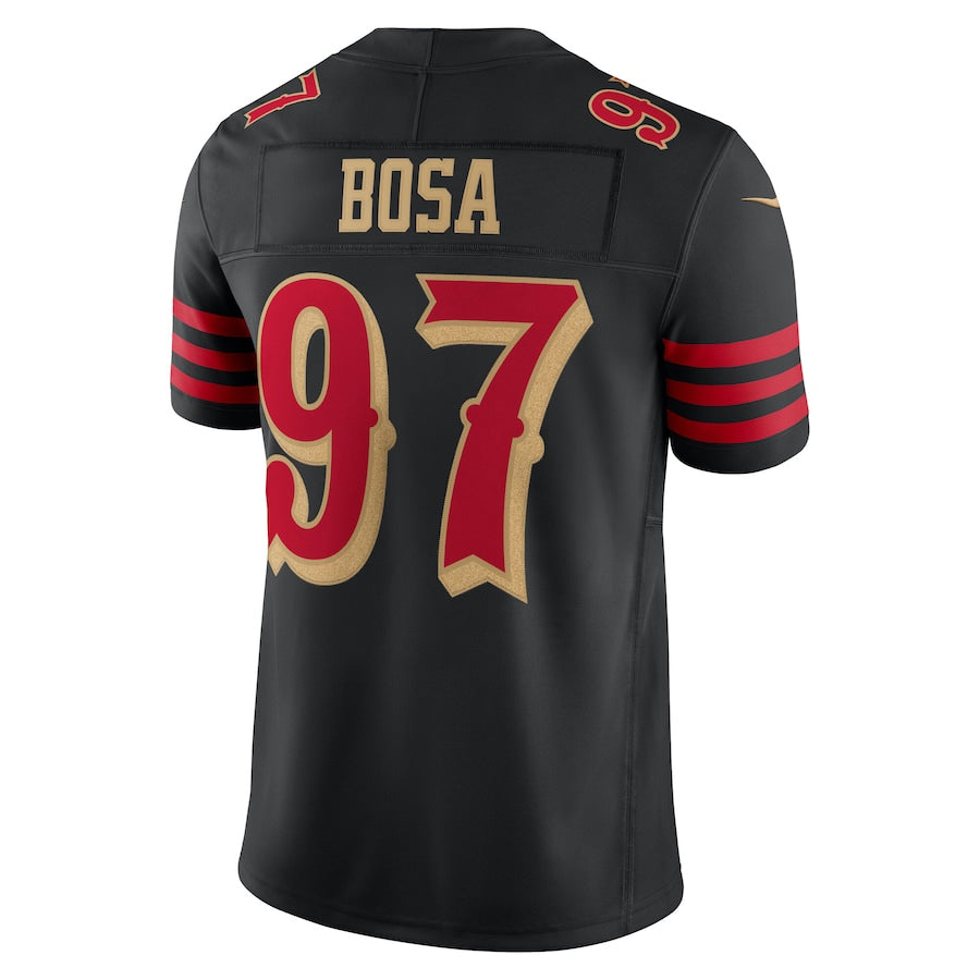 Custom #97 Black SF Football Shirt Top