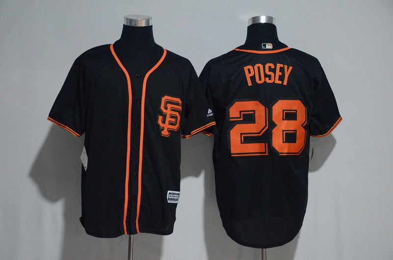 Custom #0 POSEY Retro Stitched Baseball Jersey - Classic Edition