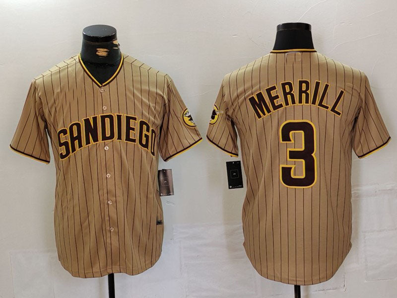 Custom #3 SD Baseball Shirt Top