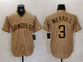 Custom #3 SD Baseball Shirt Top