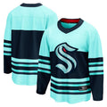 S.Kraken Supporters Branded Special Edition 2.0 Breakaway Blank Jersey Teal Stitched American Hockey Jerseys