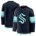 S.Kraken Supporters Home Premium Jersey - Deep Sea Blue Stitched American Hockey Jerseys