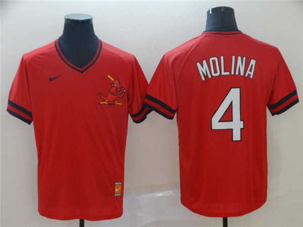 Custom #0 MOLINA Retro Stitched Baseball Jersey - Classic Edition
