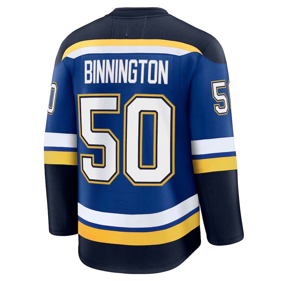 Custom #50 Blue STL Hockey Shirt Top
