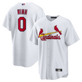 Custom #0 White STL Baseball Shirt Top