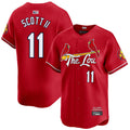 Custom #11 Red STL Baseball Shirt Top