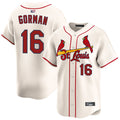 Custom #16 Cream STL Baseball Shirt Top