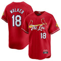 Custom #18 Red City Connect STL Baseball Shirt Top