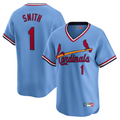 Custom #1 Royal Throwback STL Baseball Shirt Top