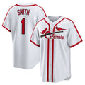 Custom #1 White STL Baseball Shirt Top