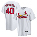 Custom #40 White STL Baseball Shirt Top