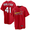Custom #41 Red STL Baseball Shirt Top