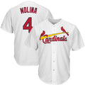 Custom #4 White STL Baseball Shirt Top