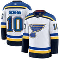 Custom #10 White STL Hockey Shirt Top