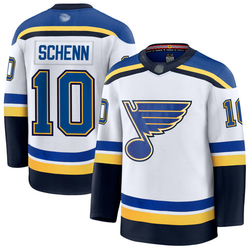 Custom #10 White STL Hockey Shirt Top