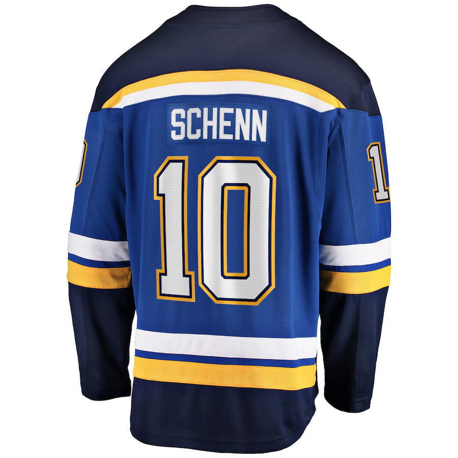 Custom #10 Blue STL Hockey Shirt Top