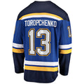 Custom #13 Blue STL Hockey Shirt Top
