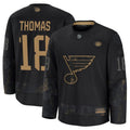 Custom #18 Black STL Hockey Shirt Top