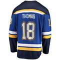 Custom #18 Blue STL Hockey Shirt Top