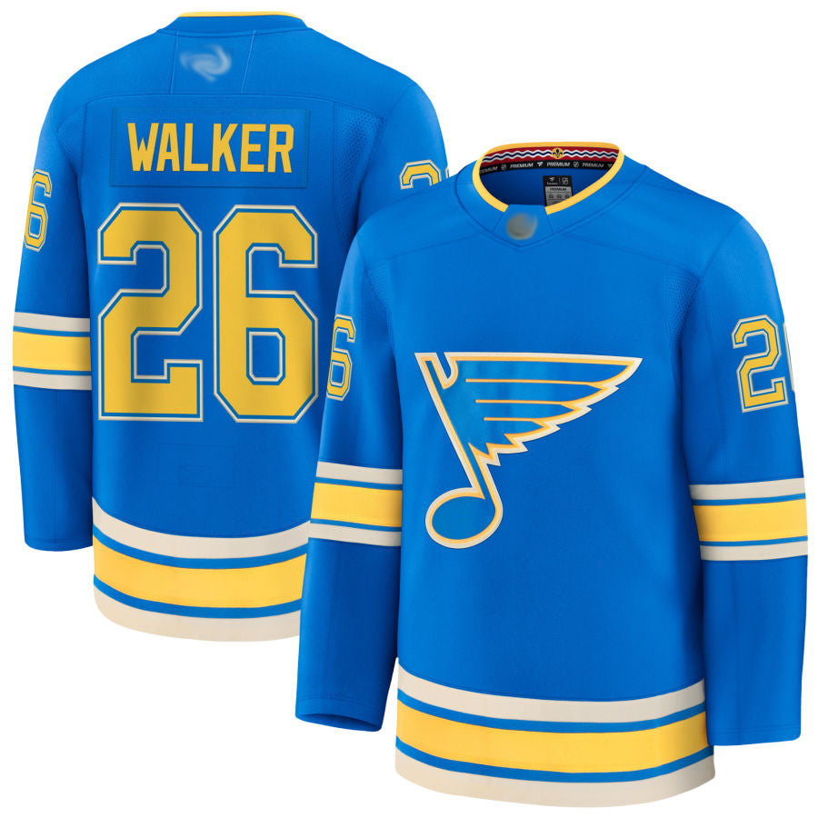 Custom #26 White STL Hockey Shirt Top