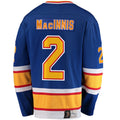 Custom #2 Blue STL Hockey Shirt Top