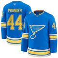 Custom #44 Blue STL Hockey Shirt Top