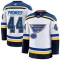 Custom #44 White STL Hockey Shirt Top