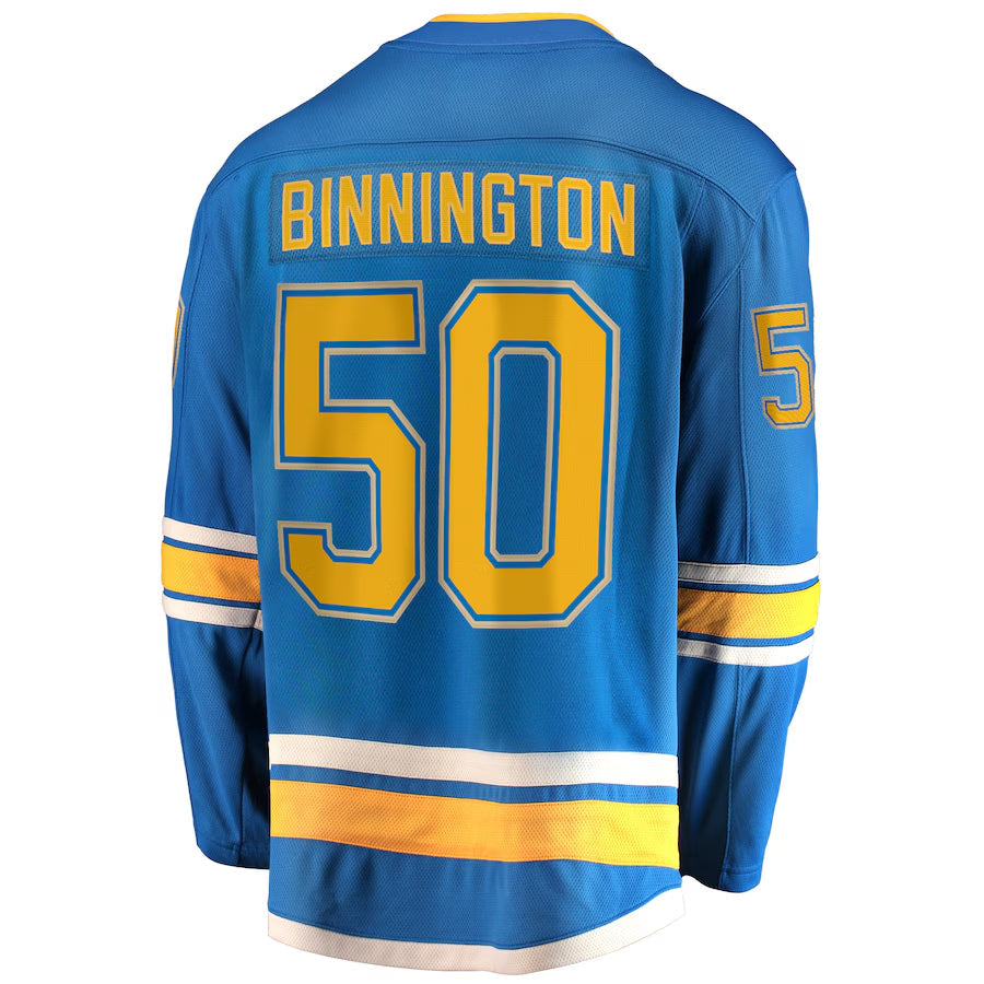 Custom #50 Blue STL Hockey Shirt Top