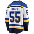 Custom #55 White STL Hockey Shirt Top