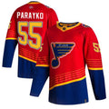 Custom #55 Red Retro STL Hockey Shirt Top