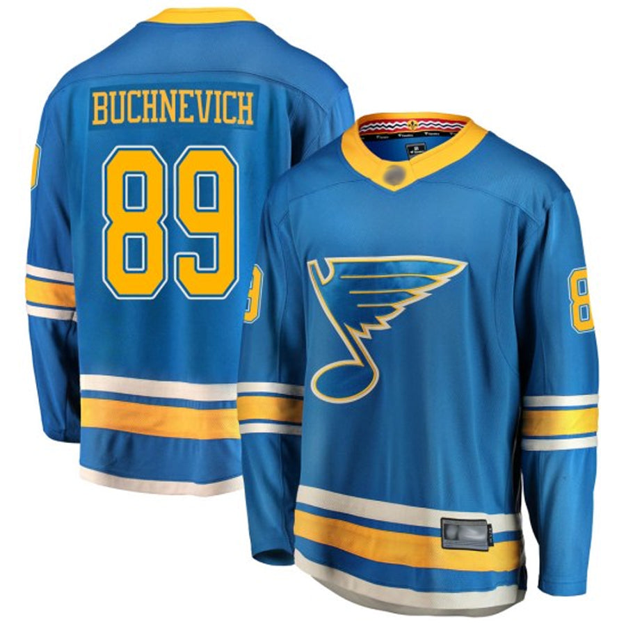 Custom #89 Blue STL Hockey Shirt Top