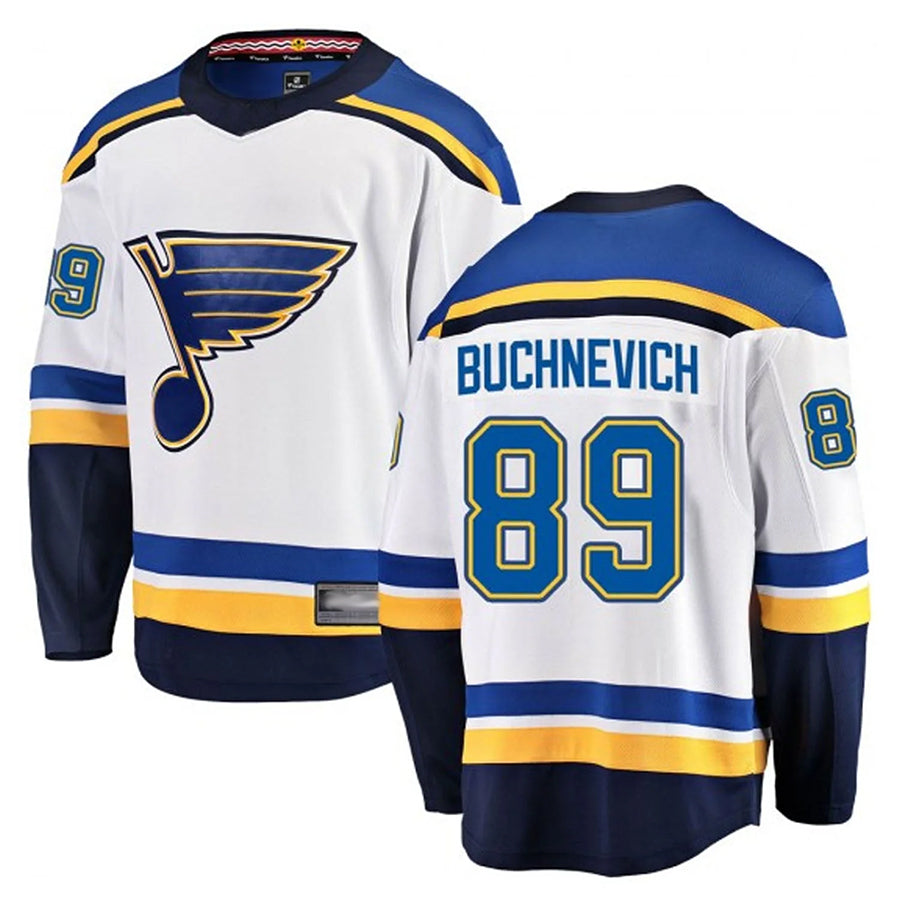 Custom #89 White STL Hockey Shirt Top
