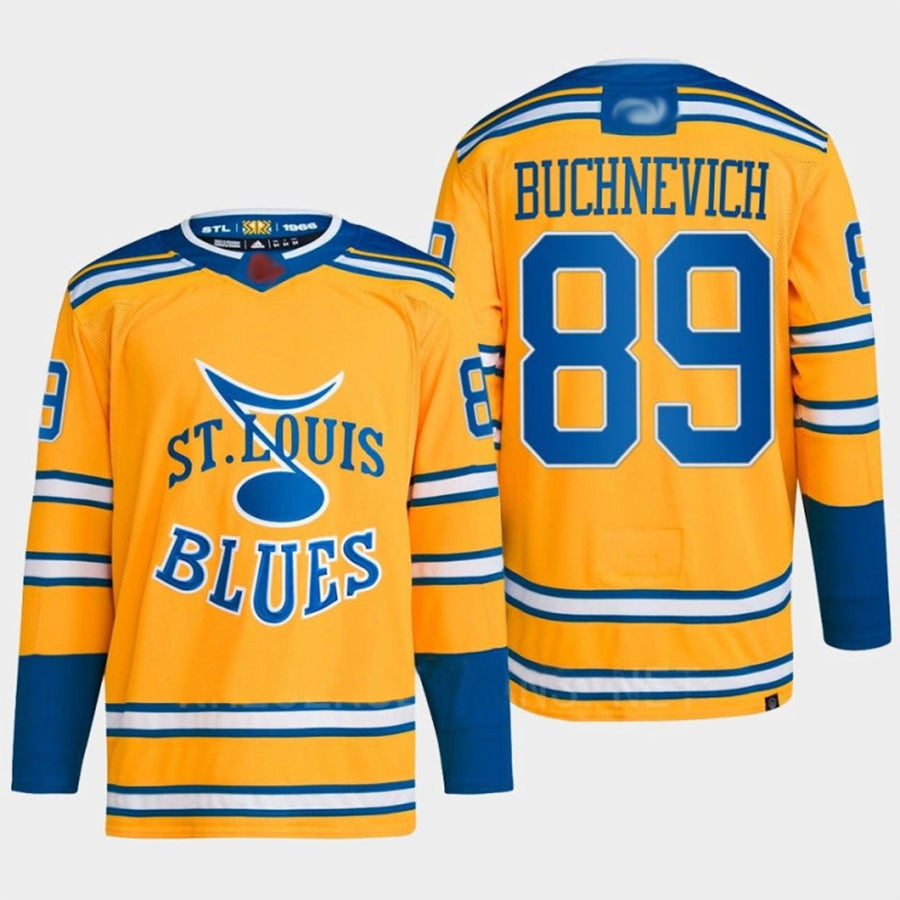 Custom #89 Yellow STL Hockey Shirt Top