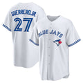 Custom #27 White TOR Baseball Shirt Top