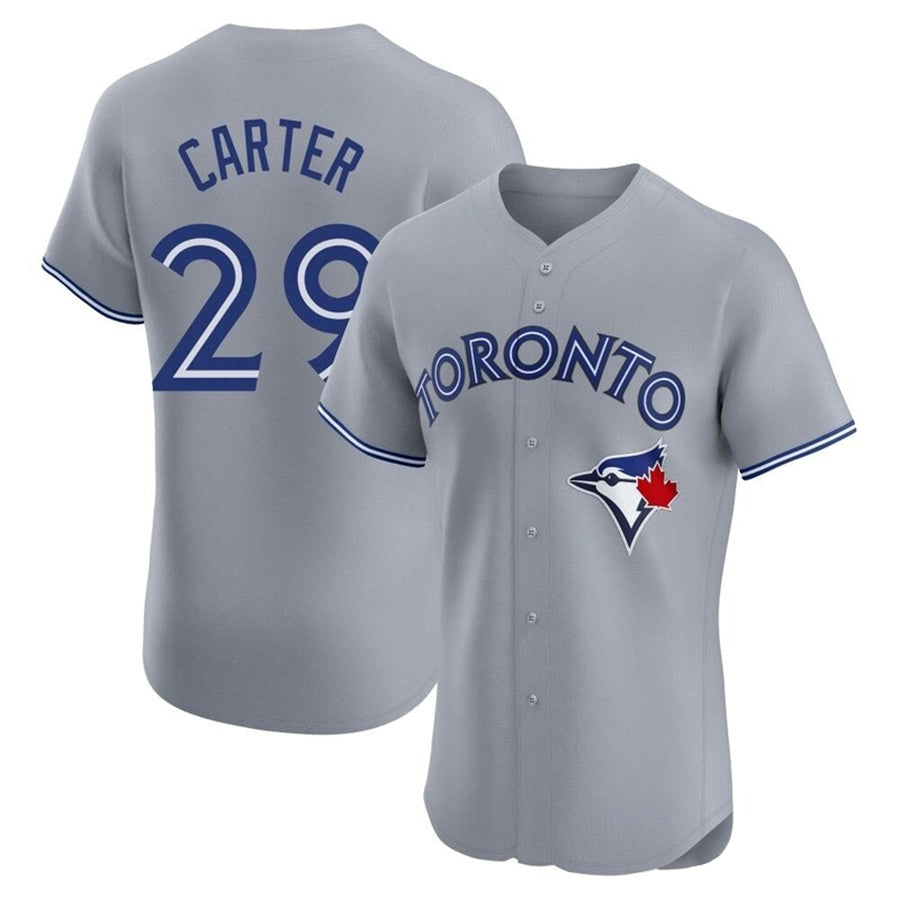 Custom #29 Gray TOR Baseball Shirt Top