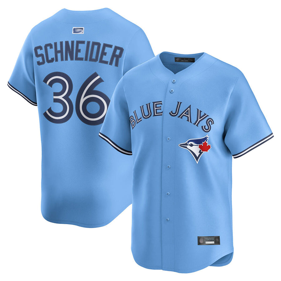 Custom #36 Light Blue TOR Baseball Shirt Top