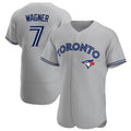 Custom #7 Gray TOR Baseball Shirt Top