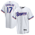 Custom #17 White TEX Baseball Shirt Top