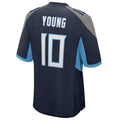 Custom #10 Navy TEN Football Shirt Top