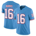 Custom #16 Light Blue TEN Football Shirt Top
