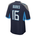 Custom #16 Navy TEN Football Shirt Top